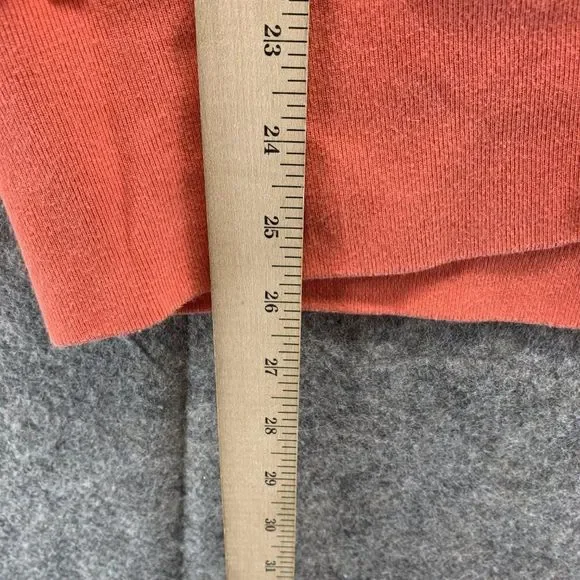 Ralph Lauren Sweater Women's Extra Large Ladies Orange Full Zip Hoodie Vintage - Picture 6 of 11